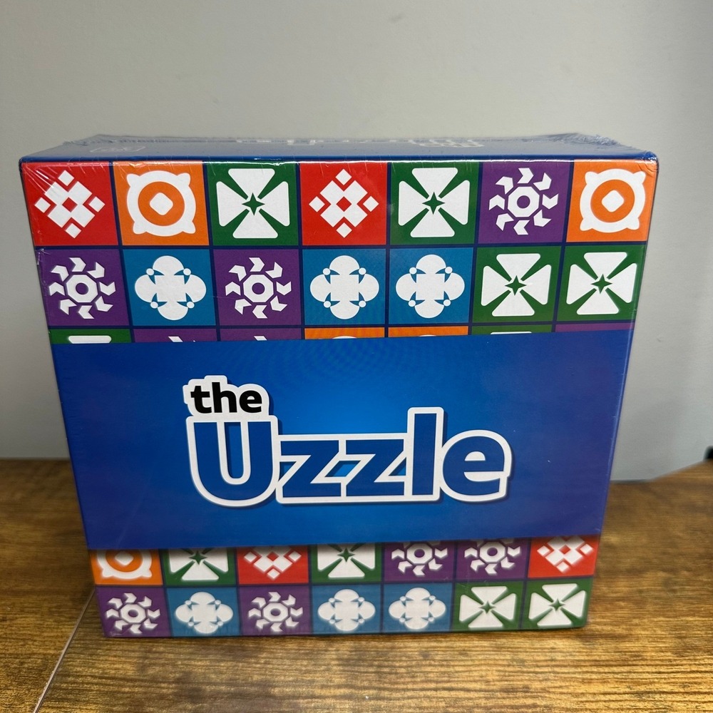 The Uzzle Board Game Pattern Matching Puzzle 2-4 Players Ages 4+ New Sealed